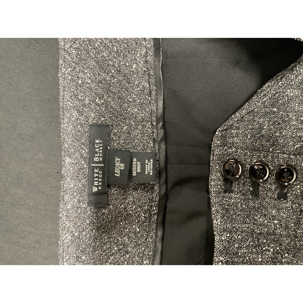 White House Black Market Womens Dress Pants Gray Modern Bootcut Legacy 6R - Picture 4 of 6